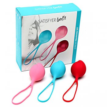 Comprar Satisfyer Balls Fortalecimento Vaginal Pink Play Sex Shop