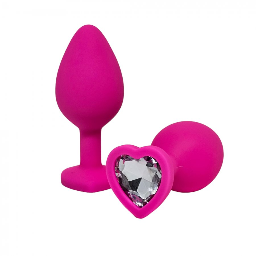 Foto do produto Plug Pink em Silicone - Médio