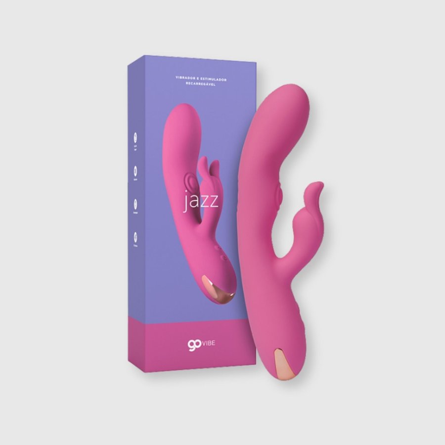 Foto do produto Rabbit JAZZ: Vibrador Tripla Estimulação Recarregável