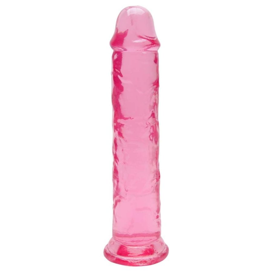 Foto do produto Dildo Transparente com Ventosa - Rosa