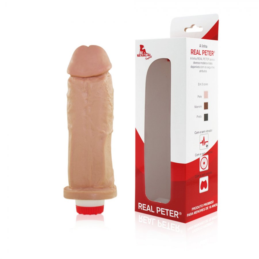 Comprar Pênis Real. Grosso com Vibro 18x5cm | Pink Play Sex Shop